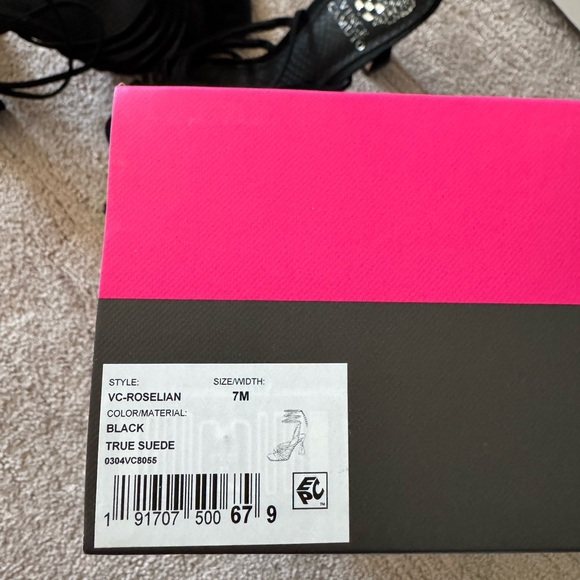 Vince Camuto black suede heels - Picture 14 of 14